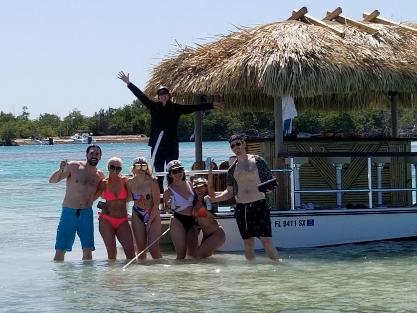 Key West: Private Tiki Bar Party Boat & Mini Sandbar - Key points to know before you book