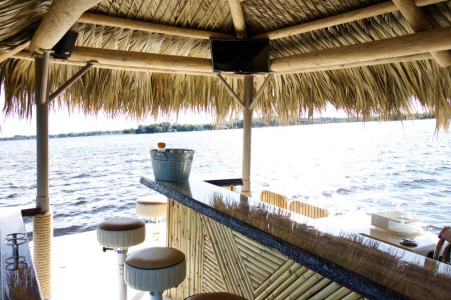 Key West: Private Tiki Bar Party Boat & Mini Sandbar - A Tiki Bar Party Boat You Actually Have to Use