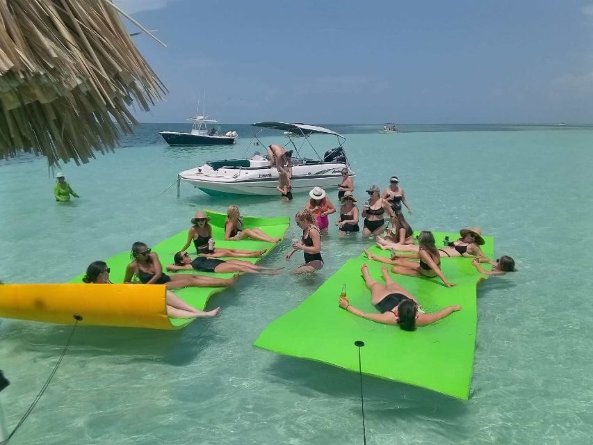 Key West: Private Tiki Bar Party Boat & Mini Sandbar - Music, Drinks, and the Best Way to Bring Your Vibe