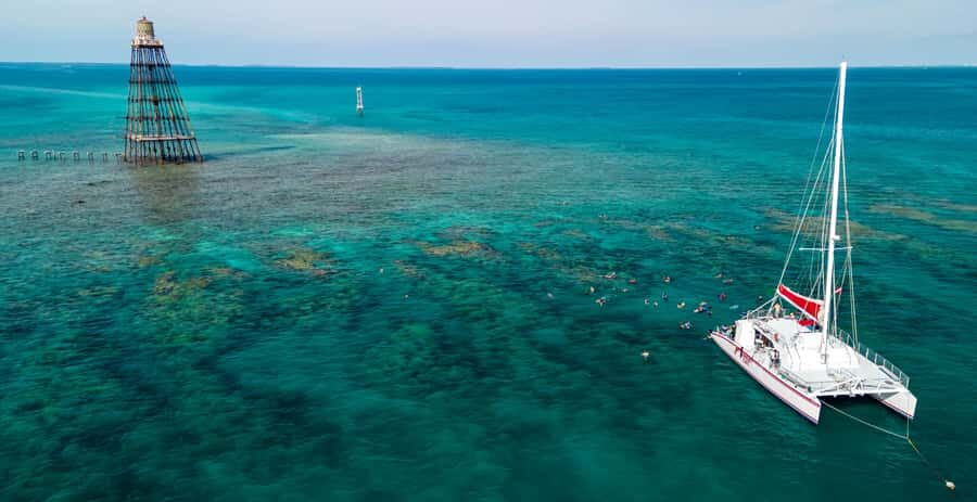 Key West: Reef Snorkel Morning Tour with Breakfast & Mimosas - What you can actually see on the third longest coral reef
