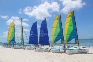Key West Ultimate Beach Pass with Parasailing - Hobie Cat small sailboats: the part that can cost extra