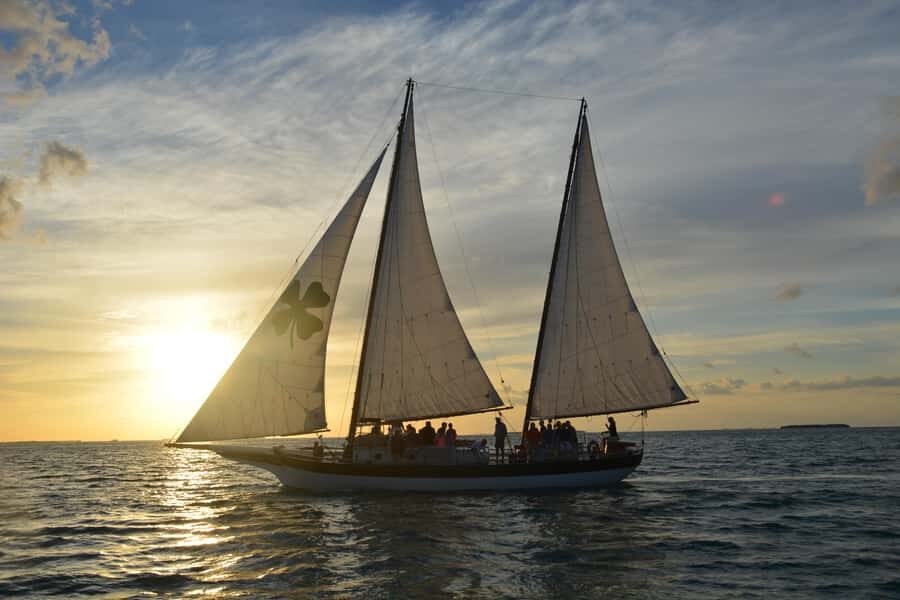 Key West's Schooner Appledore Star Champagne Sunset Sail - Why a bugeye schooner sunset feels different than a typical cruise