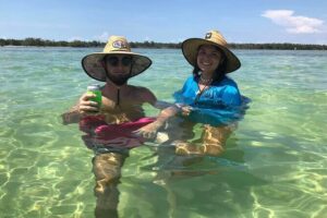 Marathon: Local Sandbar Escape - The Grassy Key Sandbar Stop: Shallow Water Over White Sand