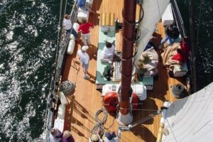 Schooner Appledore Day Sail with Full Bar in Key West - Mallory Square from the Water: The Famous Sunset Scene, Without the Crowds